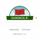 محرك البحث العالمي غوغل يضع شعار الراية المغربية