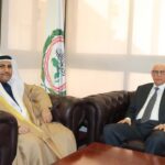 رئيس البرلمان العربي يستقبل السفير أحمد خطابي الأمين العام المساعد لجامعة الدول العربية